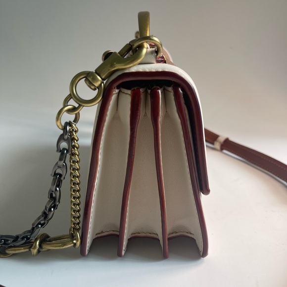 COACH Riley 18 en toile exclusive F73934 white good condition - Picture 8 of 13